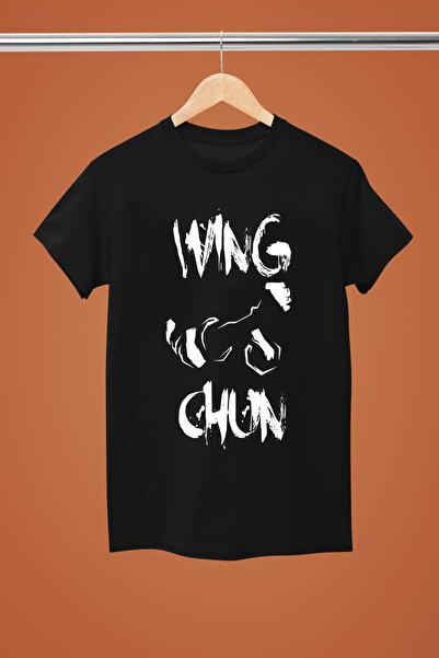 MAGORS تيشيرت رياضي مطبوع من KUNG-FU مصنوع من القطن بنسبة 100% بأكمام قصيرة و...