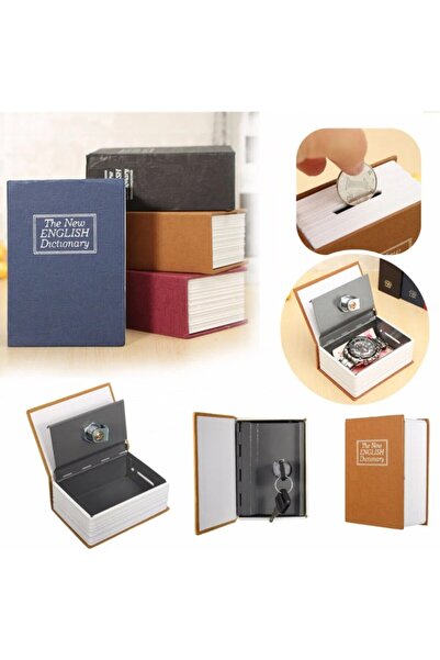 BASEL MAİSON Kitap Şeklinde Mini Boy Kilitli Kasa ve Kumbara