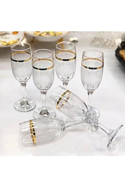 Paşabahçe Goldy Set of 6 Coffee Side Cups 190 Cc