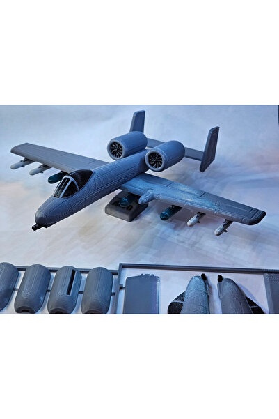 STL Hub A-10 Thunderbolt II (Warthog) Savaş Uçağı Maketi