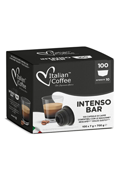 Italian Coffee Capsule de cafea intensă - Compatibile cu Dolce Gusto