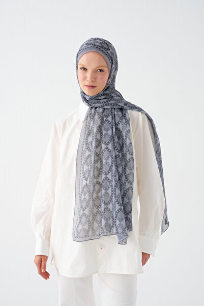 cs camellia scarf Σάλι Ράμι Πράγας - Γκρι