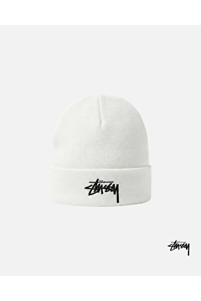 Tresore Pălărie albă cu broderie Stüssy / Pălărie albă cu broderie Stüssy / P...