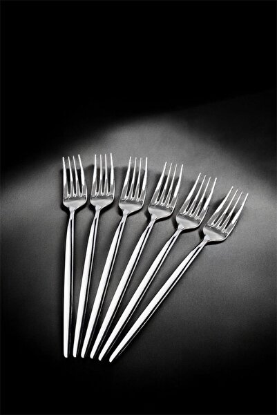 Bayev Lisbon 6-Piece Stylish Dessert Fork - Stainless Steel Dessert Fork for ...