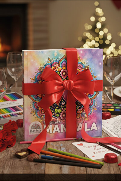 Art Terapi Mandala Yayınları SEVGİLİLER GÜNÜ ÖZEL MANDALA BÜYÜKLER İÇİN BOYAM...