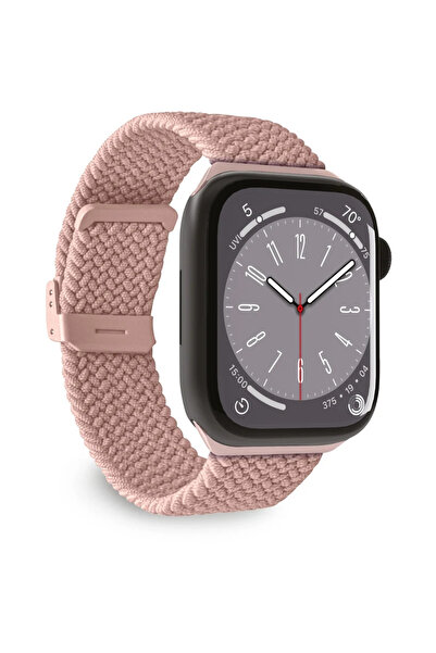 Puro Curea de ceas elastică din nailon „LOOP” pentru Apple Watch 38-40-41mm, roz