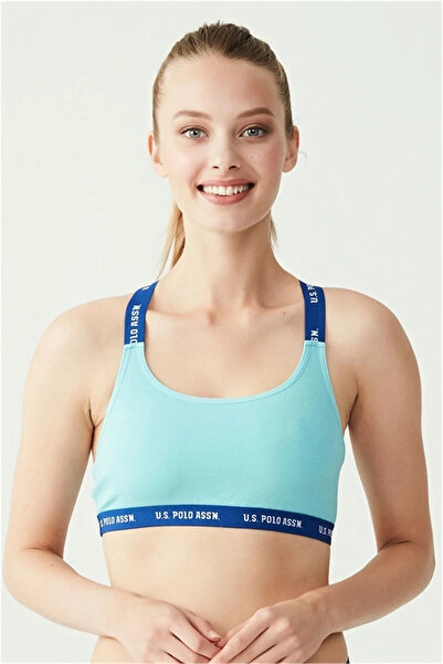 U.S. Polo Assn. BAZA. Polo Assn. 66117 - Bustieră cu bretele încrucișate - Mentă