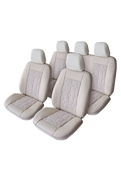 SMARTIC Smartic car seat covers, Alcantara and Eco-leather S05, 11 pieces, ai...