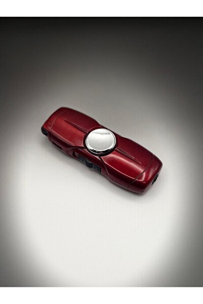 Zera Kırmızı Renk Stres Çarklı Tasarım Tekrar Doldurulabilir Model Çakmak