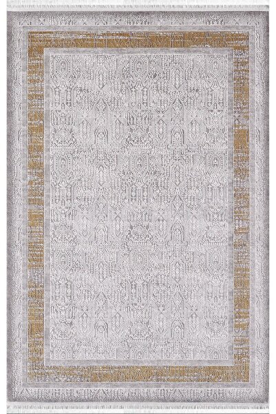 Artemis Halı Artemis Barok 2247A Antrasit Doğal İplik Çerçeveli Modern Halı