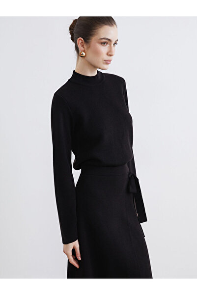 LC Waikiki RMZ GİYİM FARKIYA سترة نسائية تريكو بياقة نصفية على شكل رداء صيد ا...