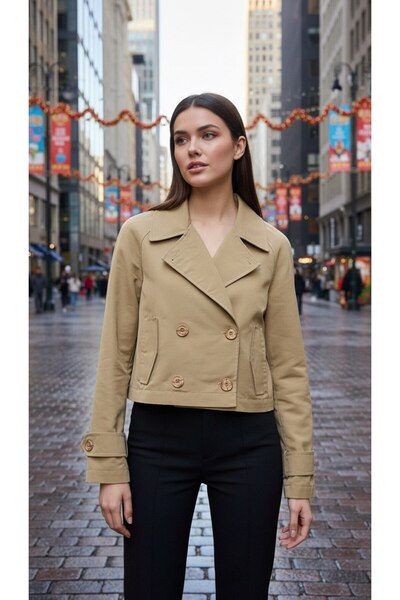 Yeys Trench Coat Short