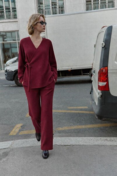 HAKKE Kruvaze Model Kadın Triko TAKIM