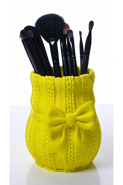 Plodna House Плетена декоративна ваза и органайзер с панделка 3D