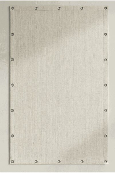 ceylan home 4-Sided Bird-Eye Garden Tarpaulin |   Outdoor Balcony, Garage and Terrace Curtain – Cream