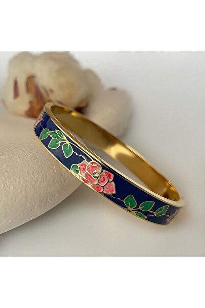 nerora Premium Tarnish-Resistant Enamel Cuff Bracelet