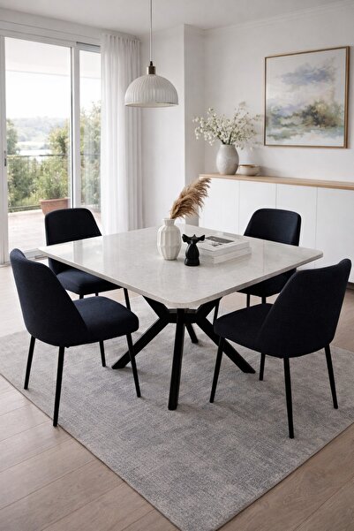 Can Vista Home 70×70 Kare Gri Portatif Masa Lark Panel