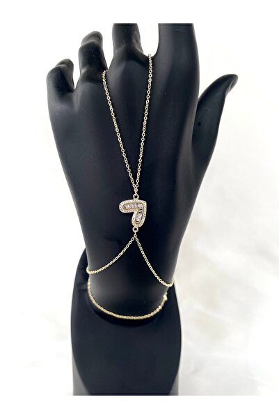 Modesa bijuteri Vip Heart Detailed Stone-Encrusted Shahmeran Bracelet – Non-T...