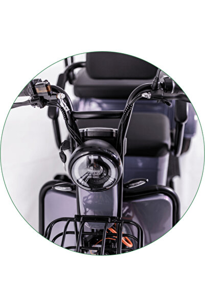Move Eco Triciclu electric persoane 2 locuri P1-00 EEC Roșu