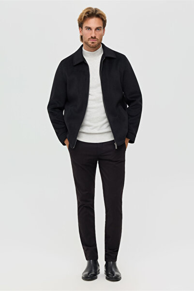 ACTUAL Erkek Slim Fit Premium Kaşe Mont 6067