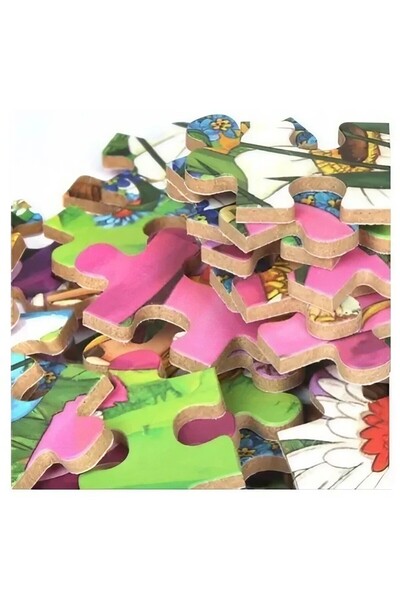 A&C Puzzle 60 de Piese din Lemn in Cutie Metalica