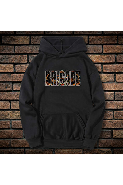 CXO Craft Hanorac Barbati cu Imprimeu Fata-Spate, Brigade, Bumbac