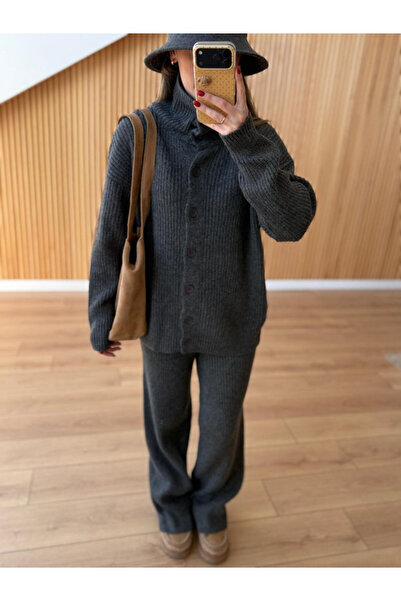 ALVOR بدلة محبوكة بأزرار