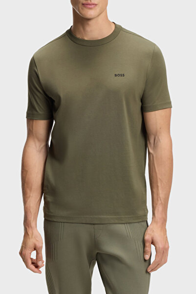 BOSS Streç Pamuklu Regular Fit Bisiklet Yaka T Shirt Erkek T SHİRT 50506373 257