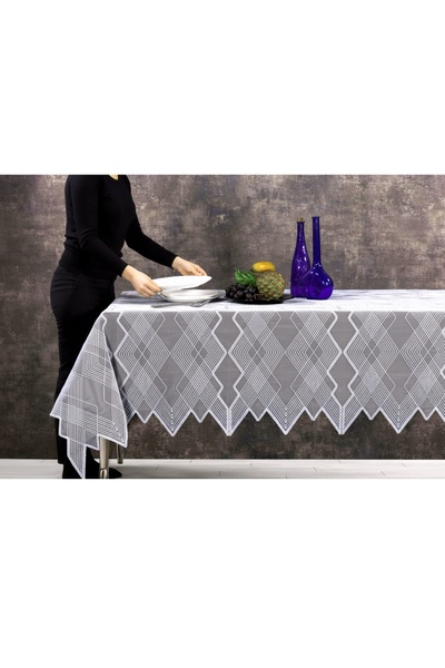 LACASA HOME LINEN Elegant,Premium,Luxury Lacasa Home Linen-Ecosse All Lace Ta...