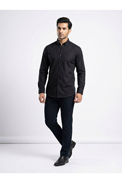 dcn giyim 1985 Gabardine Regular Fit 100% Cotton Shirt-1072