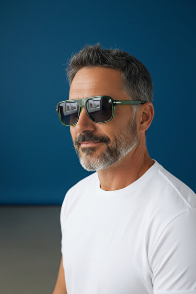 Marco Salvadori Bridge Model Men's Retro Sunglasses