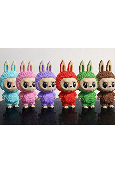 Meraki Store3d Labubu Bunny 3D Figür –Sürpriz Renkli Koleksiyon Serisi