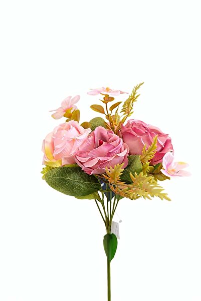 OEM Elegant artificial bouquet with roses and camellias, diameter 17 cm, heig...