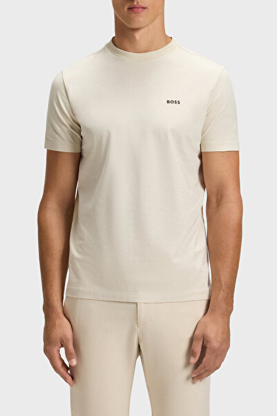 BOSS Streç Pamuklu Regular Fit Bisiklet Yaka T Shirt Erkek T SHİRT 50506373 275
