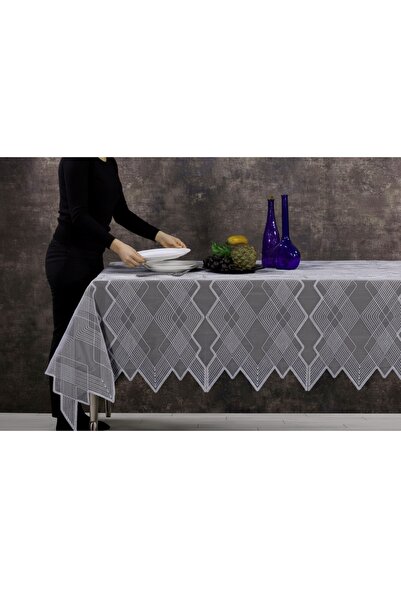 LACASA HOME LINEN Elegant,Premium,Luxury Ecosse All Lace Table Cloth