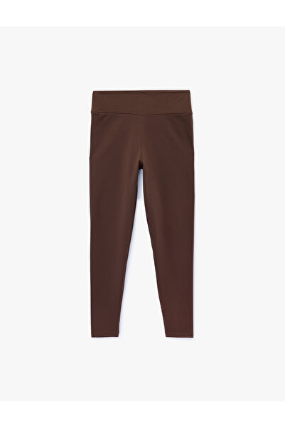 Koton High Waist Slim Fit Sports Leggings