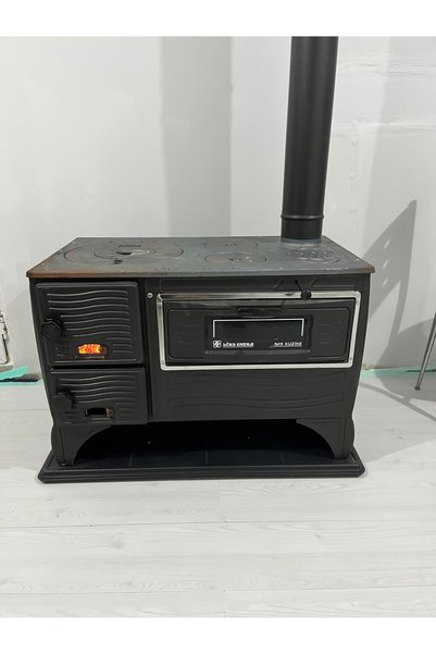 Lüks Enerji 303 Fırınlı Kuzine Soba | Odunlu Yüksek Isı Performansı