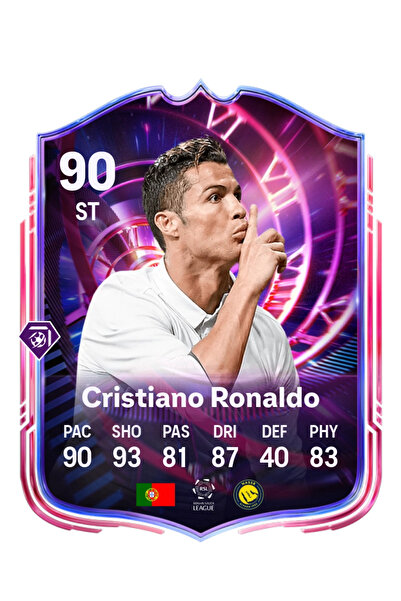 BERKANTTP بطاقة كريستيانو رونالدو التذكارية الخاصة بالفترة الزمنية المميزة