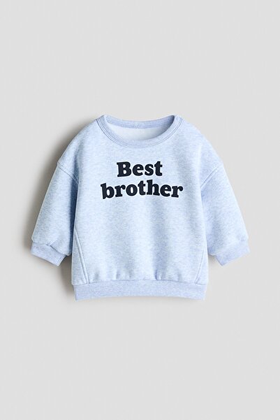 H&M Baskılı Sweatshirt