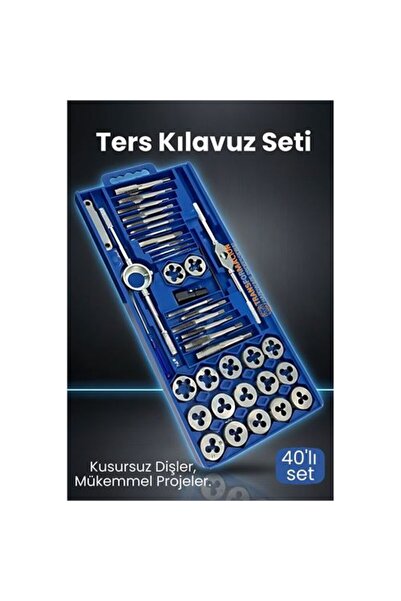 ModaCar 40 Piece Professional Metric Reverse Tap and Die Set - Precision Thre...