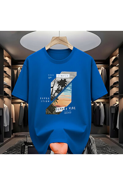 uyguntarz Tricou unisex cu design imprimat Summer Vibe