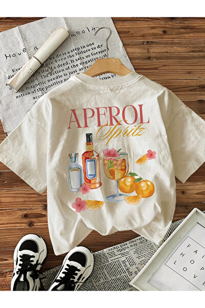 uyguntarz Unisex-T-Shirt mit Aperol-Print-Design