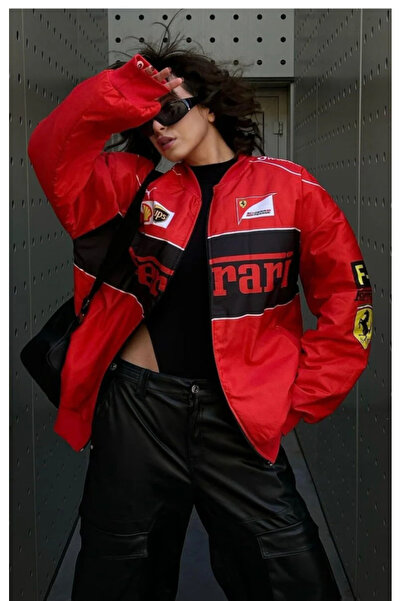 Köstebek F1 Racing Sport Retro Unisex Bomber Jacket