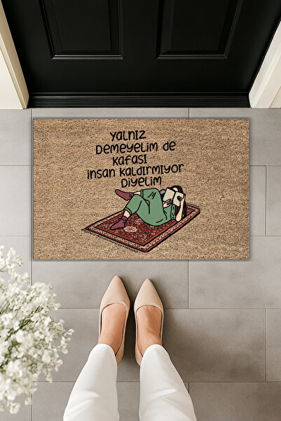Dormot سجادة مدخل حديثة بطباعة رقمية - لا نقول أي شيء ولكنها لا ترفع الرأس - ...
