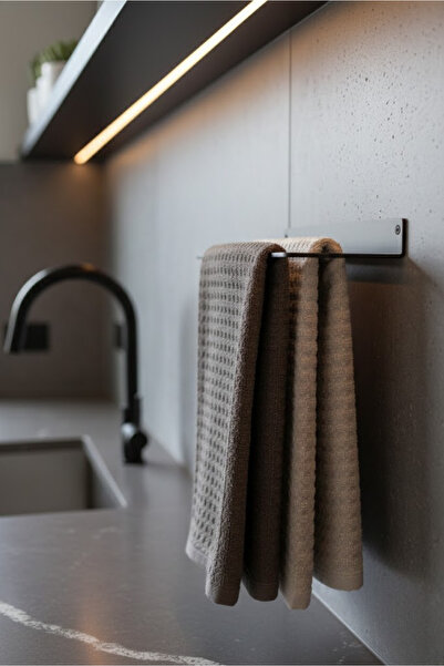 Milonsa Metal Towel Holder Black |   Bathroom Kitchen Towel Rack Modern Decor...