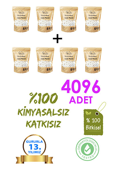 BABYSO Sıkıştırılmış Bebek Mendili 4096 Adet Paket