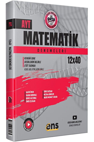 Ens Yayıncılık ENS Yayınları AYT Matematik 12 x 40 Denemeleri 2026