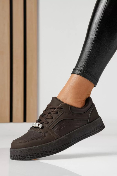 Zaira Adidasi dama maro din piele ecologica Oana #24172 - 40