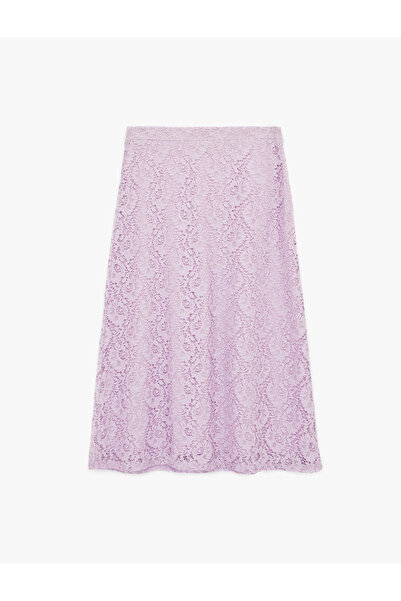 Koton A-Line Long Lace Skirt
