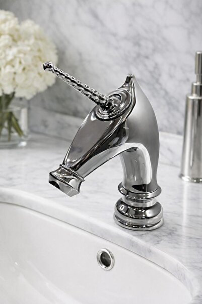 HCE STORE Unicorn Chrome Sink Faucet Modern Stylish Design